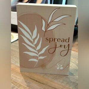 Spread Joy Decorative Wall Art - Neutral Leaf Print